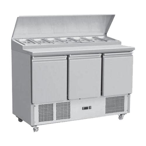 3 Door Saladattes/ Pizza Preparation Counter THPS-300