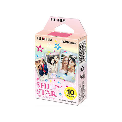 Instax mini designer film- Shiny star frame (10 sheets)