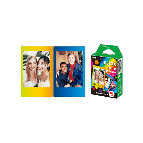 Instax mini designer film- Rainbow frame (10 sheets)