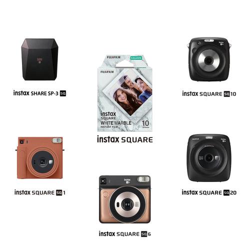 Instax Square White Marble