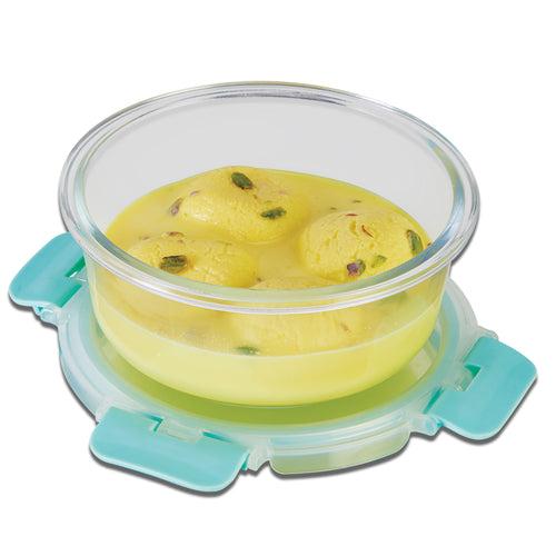 635ml x 4 Allo FoodSafe Microwave Oven Safe Glass Container with Break Free Detachable Lock