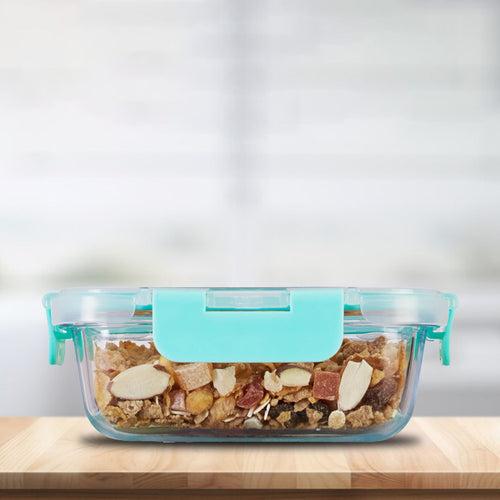 370ml Allo FoodSafe Microwave Oven Safe Glass Container with Break Free Detachable Lock