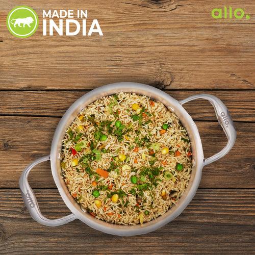 3.6L Allo CookSafe TriPly Saucepot | With Stainless Steel Lid | Induction Friendly | 20cm
