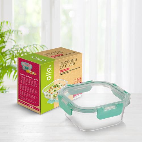 800ml Allo FoodSafe Microwave Oven Safe Glass Container with Break Free Detachable Lock