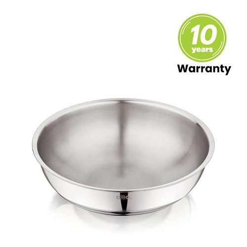 6.8L Allo CookSafe TriPly Tasla | Stainless Steel | Induction Friendly | 32 cm