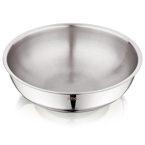6.8L Allo CookSafe TriPly Tasla | Stainless Steel | Induction Friendly | 32 cm