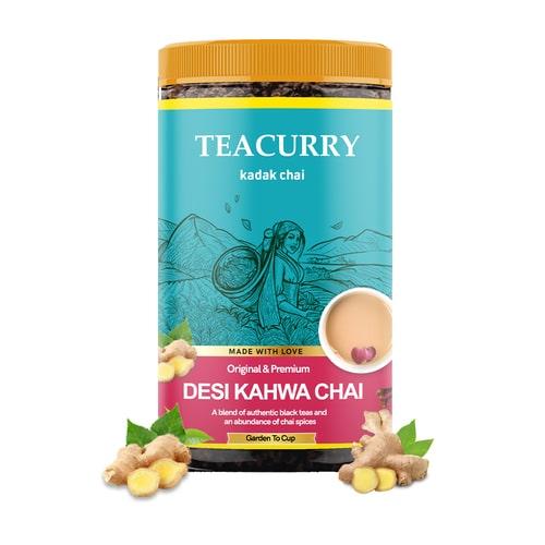 Desi Kahwa Chai - 100% Natural Desi Kahwa Flavoured Chai Tea | With Assam Black Tea