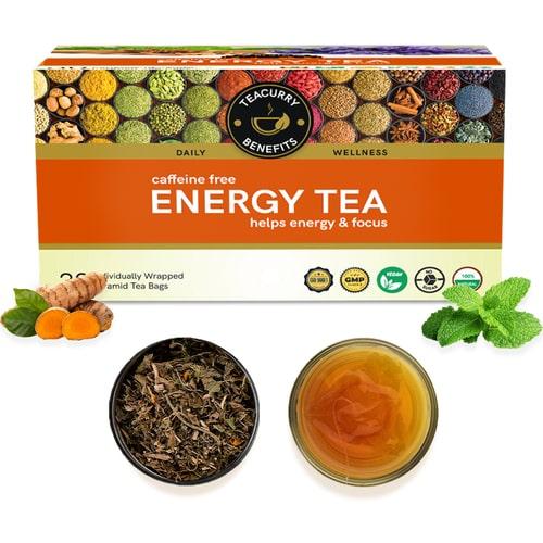 Energy Tea – Blend of Herbs for Sustained, Natural Energy & Vitality Throughout Your Day