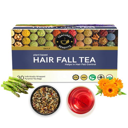 Hair Fall Tea - Helps in Hair Fall Control, Reduce Bald Patches and Thin Hair