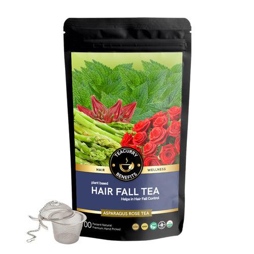 Hair Fall Tea - Helps in Hair Fall Control, Reduce Bald Patches and Thin Hair