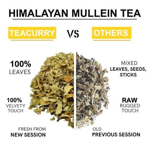 Himalayan Mullein Tea - Helps with Asthma, Lung Detox, Immunity and Easy Sleep