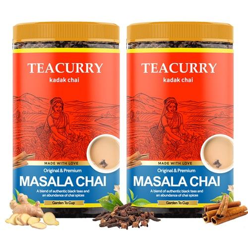 Masala Chai - 100% Natural Masala Spcied Tea for Digestion and Energy | With Real Spices