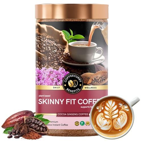 Skinny Fit Coffee - Instant Coffee Powered with Herbs to get Skinny Fit Figure - Coffeecurry