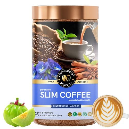 Slimming Coffee - Instant Coffee for Weight, Bloating - Lose Weight Naturally - Coffeecurry