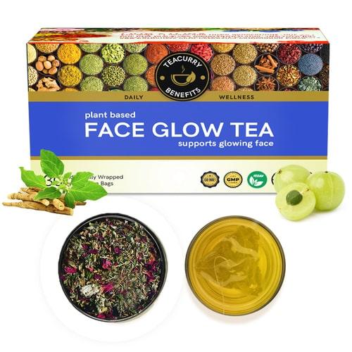 Face Glow tea – For Glowing Face, Reducing Dark Spots & Removing Pigmentation – 100% Natural Face Glow Remedy