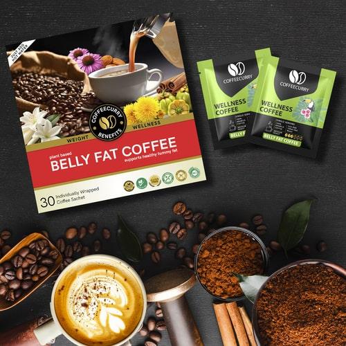 Belly Fat Instant Coffee Premix – Premium Coffee Blend for Slimmer Belly and Metabolism Support