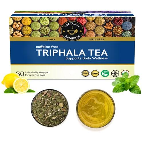 Triphala Herbal Tea - Natural Blend for Detox, Digestive Health, & Glowing Skin with the Power of Triphala