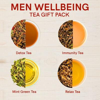 Men Wellbeing Gift Box - Tea Gift Set (100 Grams Loose)