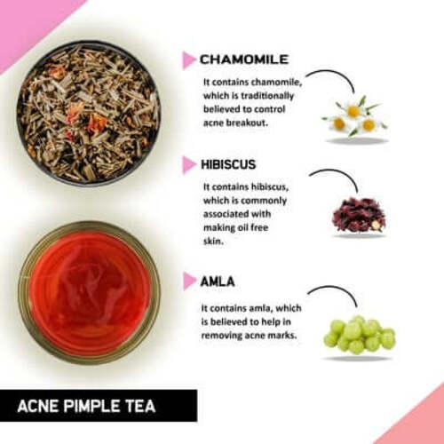 PCOS PCOD Acne Pimple Tea  Combo Pack For Women