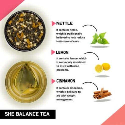 PCOS PCOD Acne Pimple Tea  Combo Pack For Women