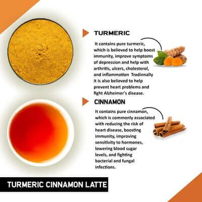 Immunity Booster Combo - Turmeric Cinnamon Latte (50 Grams) & Immunity Booster Chai (100 Grams)