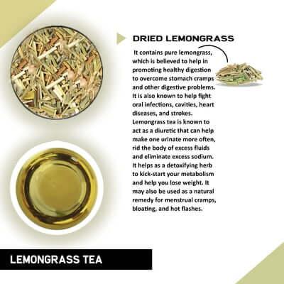 Lemongrass Tea - Helps with Inflammation, Digestion, Pressure