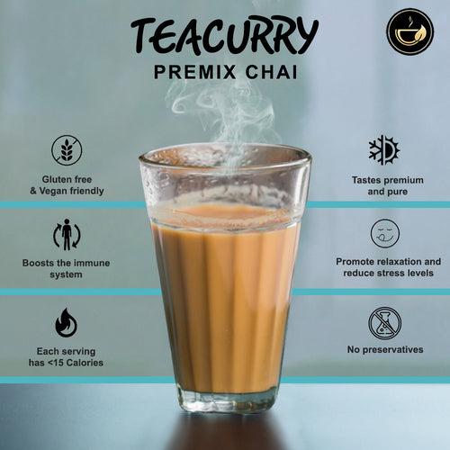 Masala Instant Tea Premix - Premium Masala Premix Tea ready in 10 Sec | With Real Spices