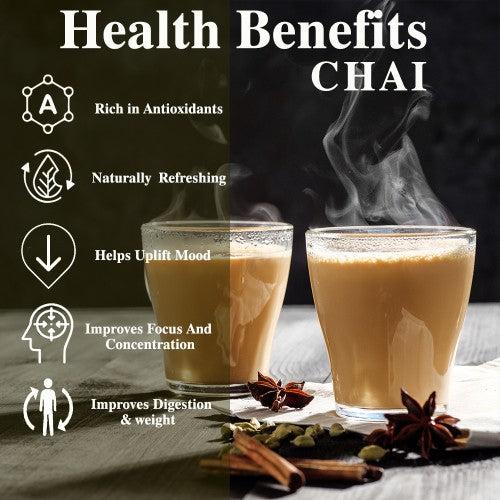 Masala Chai - 100% Natural Masala Spcied Tea for Digestion and Energy | With Real Spices