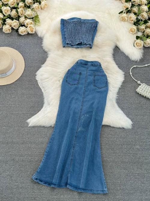 Regina Denim Set