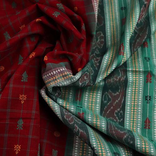 Handloom Sambalpuri Cotton Ikkat  Saree