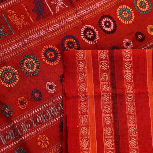 Handloom Dolabedi Cotton Ikat Saree