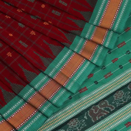 Handloom Sambalpuri Cotton Ikkat  Saree