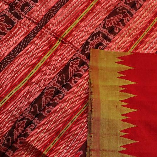 Sambalpuri Handloom Silk Saree - Luxurious Pata