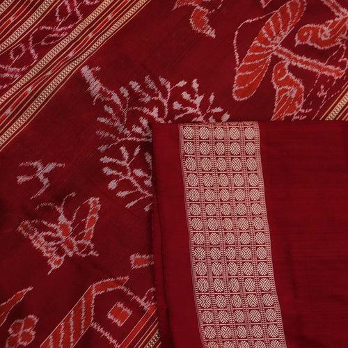 Sambalpuri Handloom Silk Saree - Elegant Pasapalli