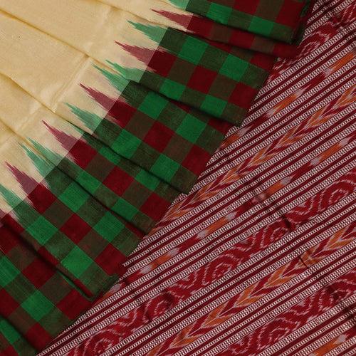 Sambalpuri Handloom Silk Saree - Luxurious Pata