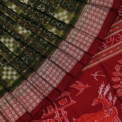 Sambalpuri Handloom Silk Saree - Elegant Pasapalli