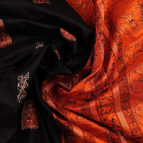 Handloom Silk Bomkai Saree