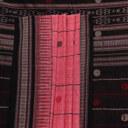 Handloom Sambalpuri Cotton Ikkat  Saree