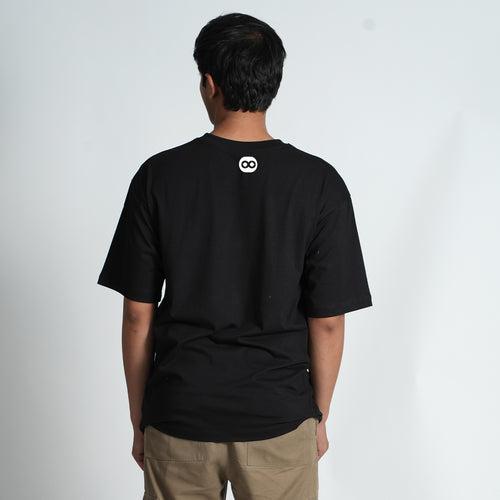 FAKE BLACK OVERSIZED T-SHIRT