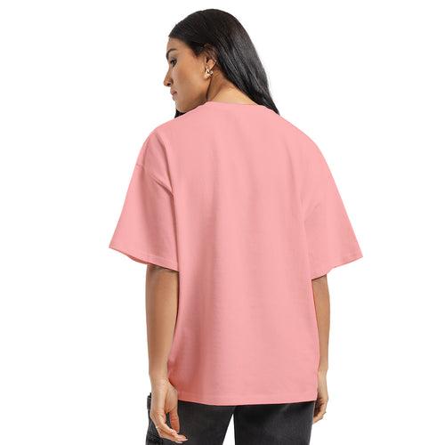 Beep Beep Dipshits Peach Oversized Dropshoulder t-shirt for Women