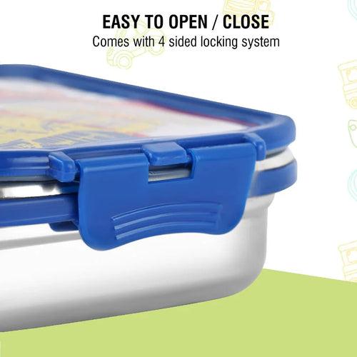 Cello Click It Toons Stainless Steel Lunch Box - Big