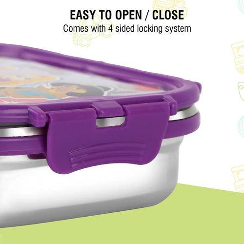 Cello Click It Toons Stainless Steel Lunch Box - Big