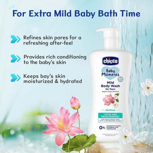 Chicco Baby Moments Mild Refresh Body Wash - 200 ML