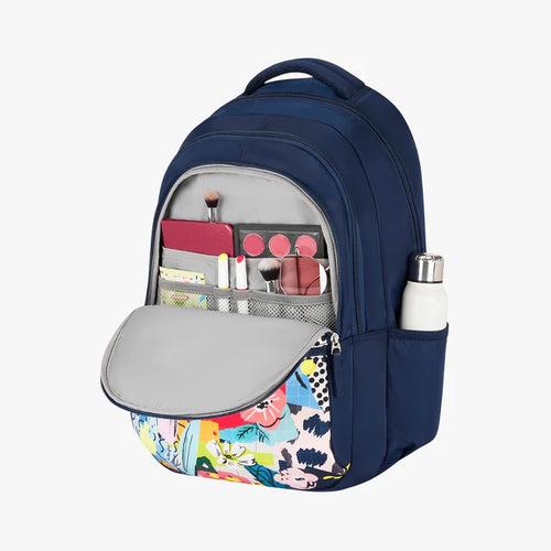 Genie Phoenix 36L Navy Blue Laptop Backpack With Raincover