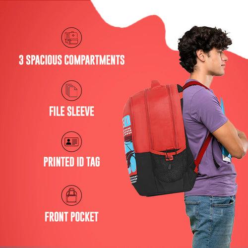 SKYBAGS SQUAD PLUS 05 SCHOOL BP IMPERIAL RED