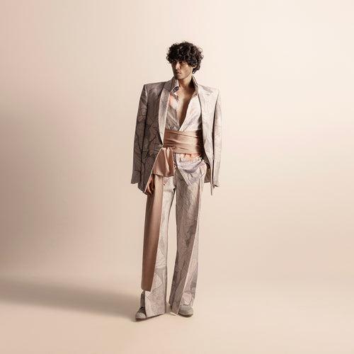 NADRU PRINTED MENSWEAR SUIT