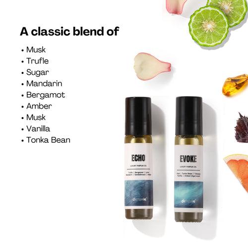 Echo & Evoke Combo - Luxury Parfum Oil (Attar)