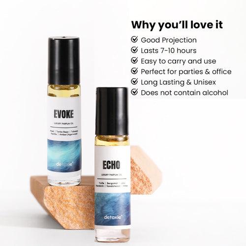 Echo & Evoke Combo - Luxury Parfum Oil (Attar)