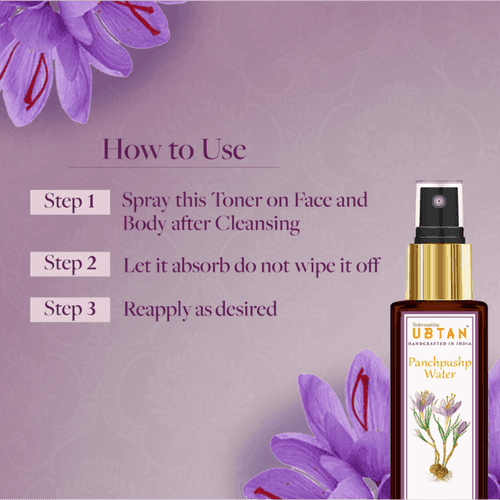 Panchpushp Water - 5 Flowers - For All Skin