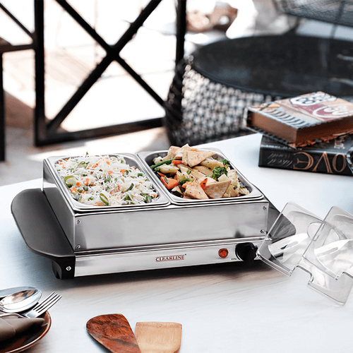 Food Warmer Cum Buffet Server (2 X 1.5L) - FWBS 01 (S)